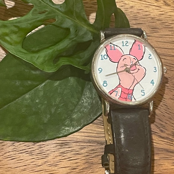 90s Vintage Disney piglet watch